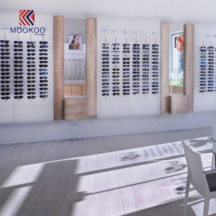Optical Display Wall Glasses Store Kiosk Interior Decoration Showcase