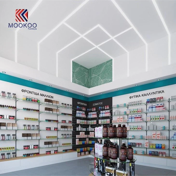 Good Quality Customized Pharmacy Flagship Shop Display Furniture