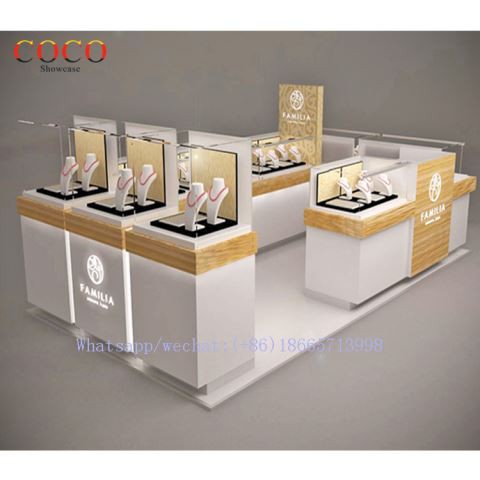 Дизайн на киоск за бижута на дребно от висок клас