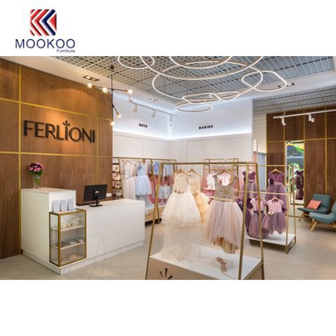 Дизайн на магазин за детски дрехи за мода